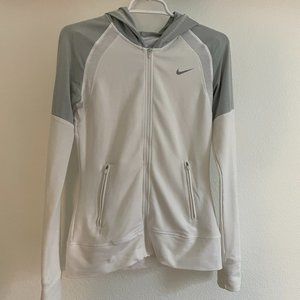 Nike Tennis Dri-Fit White Hooded Jacket